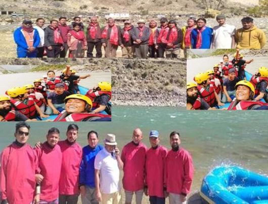 आज पिलुचौर स्थित कर्णालीनदिमा र्‍याफ्टिङ महोत्सव हुदै