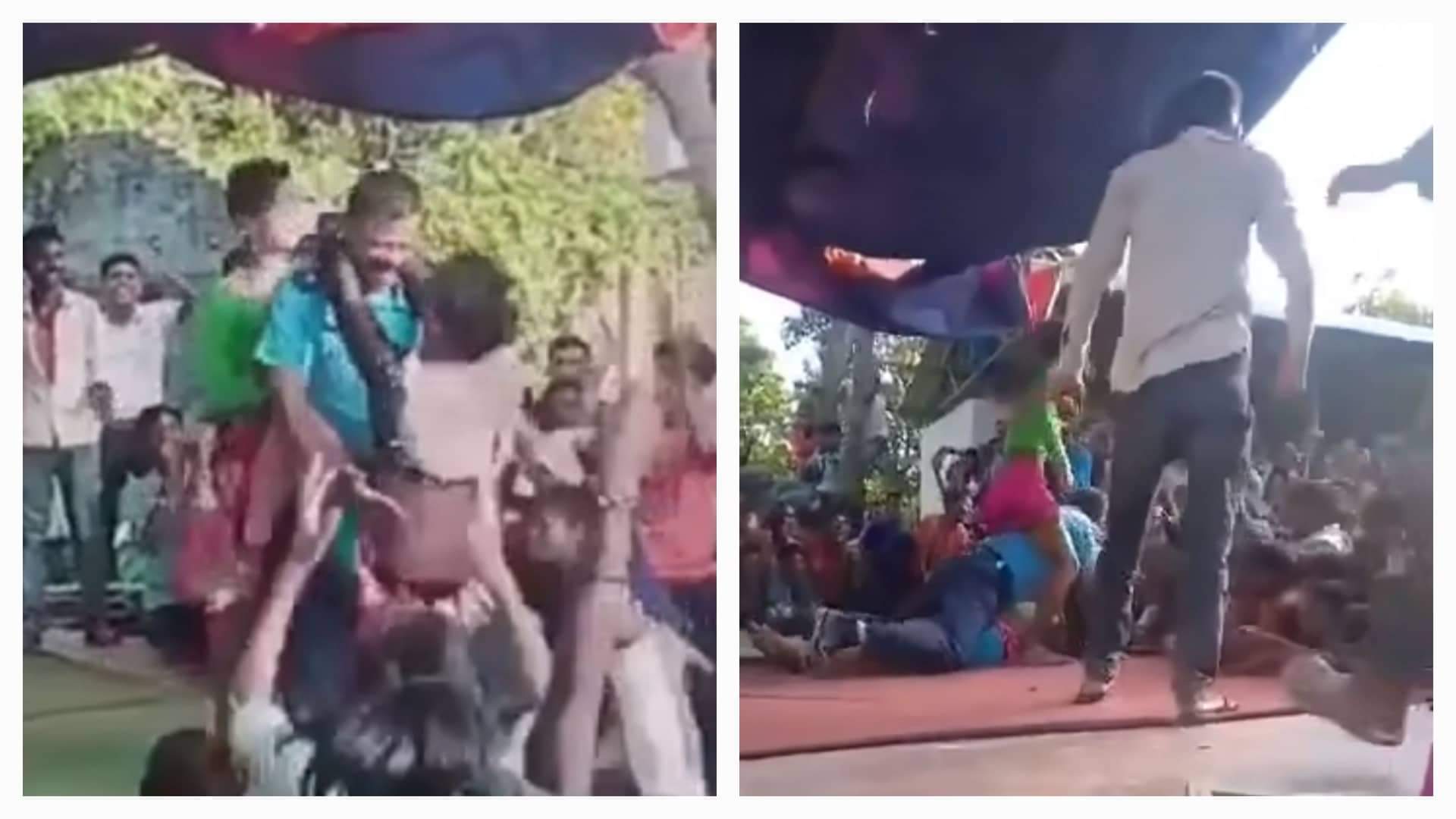 प्रहरी पाेशाकमै राैतहटमा अश्लिल नृत्य गरेका सई कार्वाहीमा परे