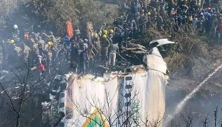 पोखरामा दुर्घटना यती एयरको जहाजबाट अहिलेसम्म ३२ जनाको सब निकालियो । कोहि पनि जिवित रहेनन्