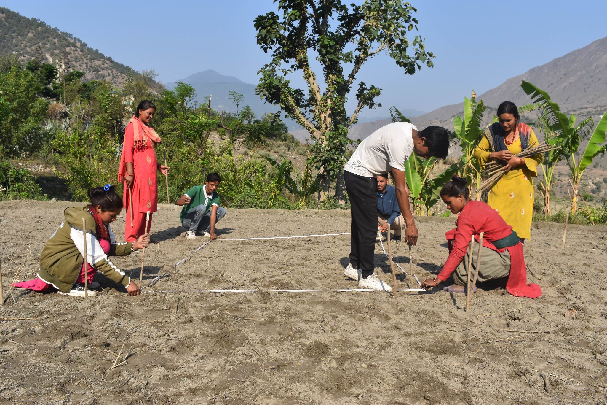 रैथाने बालीहरूको प्रवर्द्धन गर्नका लागि स्वामीकार्तिकमा जैविक विविधता ब्लक स्थापना