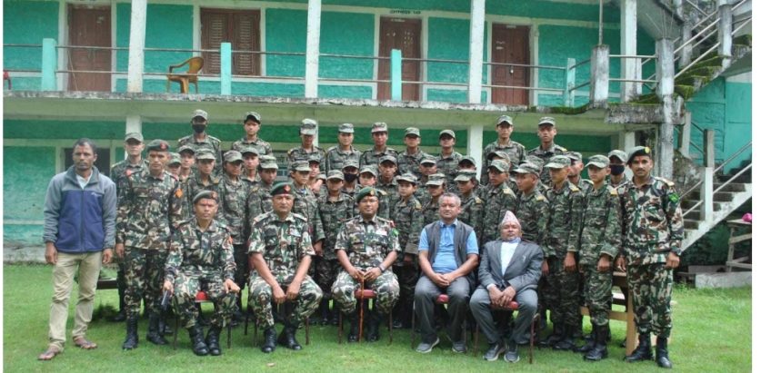 एनसीसी तालिम बाजुराकाे सत्यबादी मा  सञ्चालन