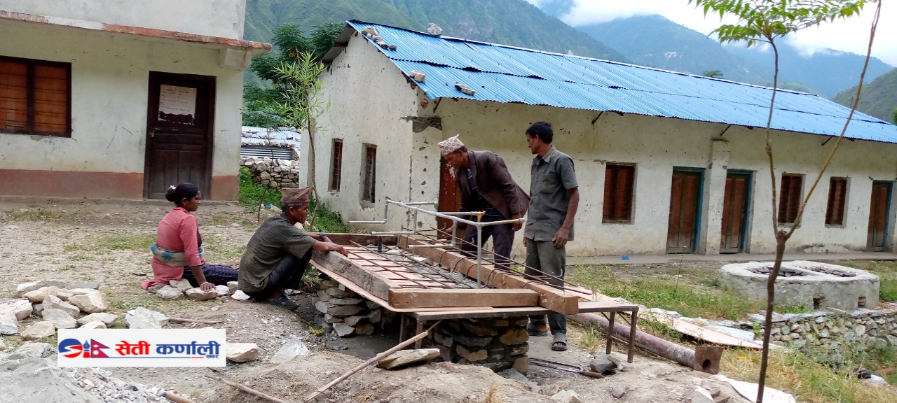 भवानी माविमा विद्यार्थीको चाप बढ्दै गर्दा थप धारो निर्माण