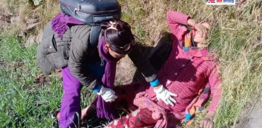 बाजुराको बुढिनन्दामा ३१ बर्षिय पानसरा रोकाया बाटोमै सुत्केरी