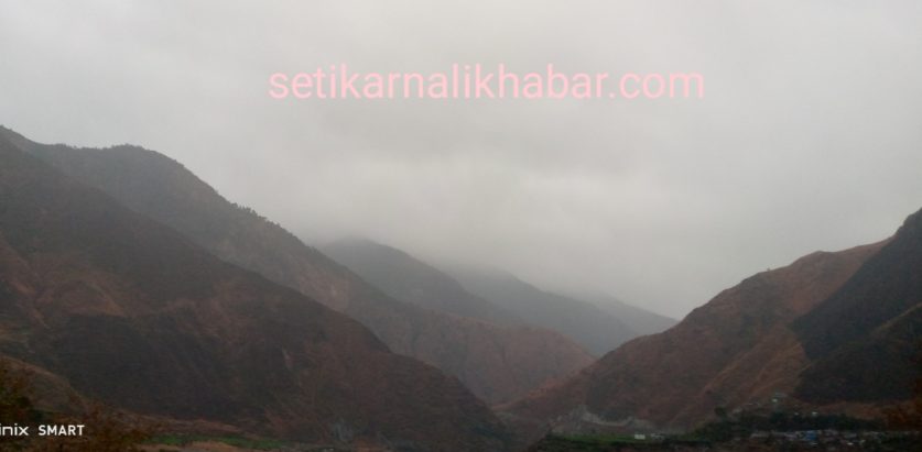 बाजुरा जिल्लाका उच्च हिमाली भेगमा बर्षासँगै भारी हिमपात सुरु