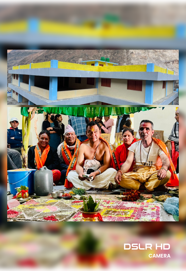 नवनिर्मित भवनको पुजा सम्पन्न । गाउँपालिकाको कार्यालय अस्पतालको दोस्रो तलामा सर्दै