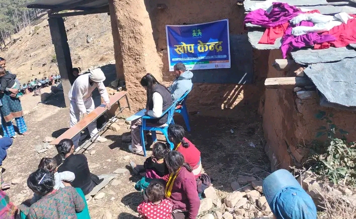 हिमालीका ९ सय ८५ जना बालबालिकाले रुबेला खोप पाए