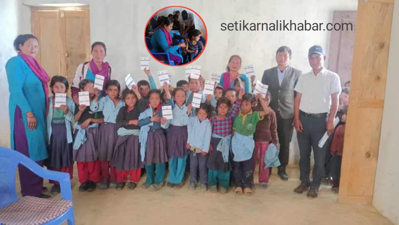 स्वामीकार्तिक-३ मा आई.पि.भी. खोप अभियान सञ्चालन