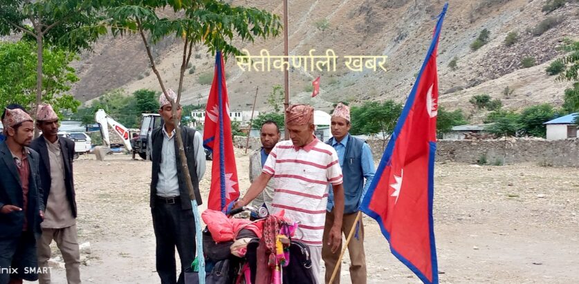 आत्मा र राष्ट्र शान्तीका लागि स्थानीय तहमा साइकल यात्रा गर्दै प्याकुरेल