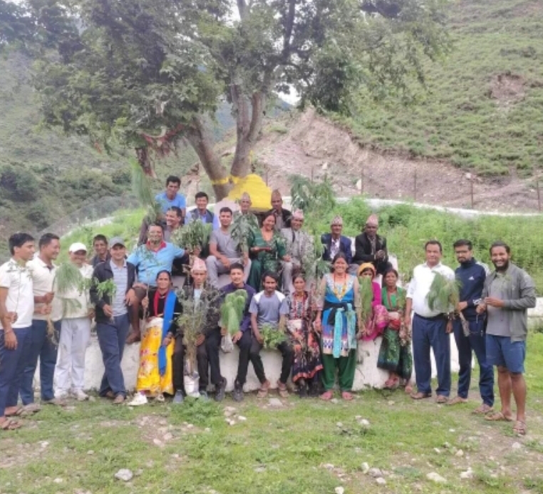 पुस्पलाल श्रेष्ठको ४६ औं स्मृति दिवस जगन्नाथमा बिरुवा रोपेर मनाईदै