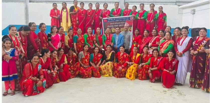 अनेमसंघ बाजुराले मार्तडीमा मनायो तीज विशेष कार्यक्रम