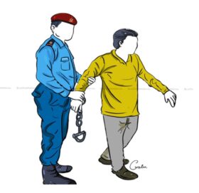 एमाले कर्णालीका नेता कर्णबहादुर मल्ल  पक्राउ