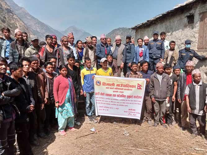 हिमाली १ नेटामा १२ वर्ष पछि चौकी स्थापना