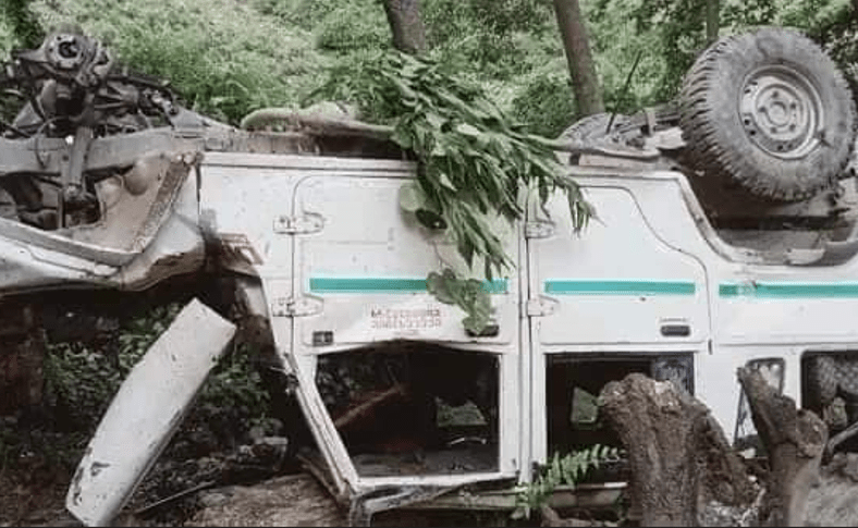 बाजुरामा जिप दुर्घटना हुँदा ६ जना घाइते