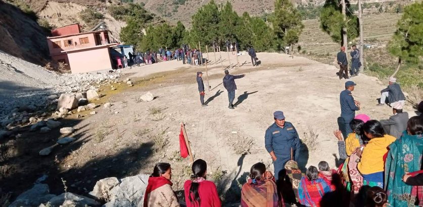 बाजुरामा स्थगित भएको पुन:मतदान हुँदा  ५९.७५ प्रतिशत मत खस्यो ।
