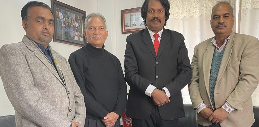 सिके राउत र बाबुराम भट्टराई बीच भेट