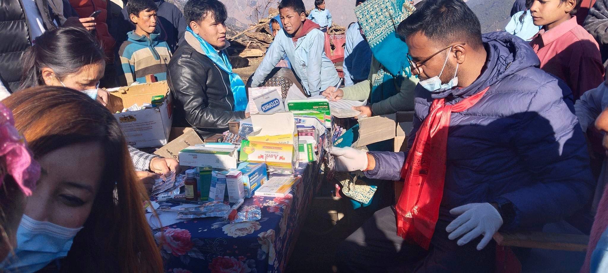 आवासीय बिधालयमा एक दिने स्वास्थ्य शिविर सम्पन्न