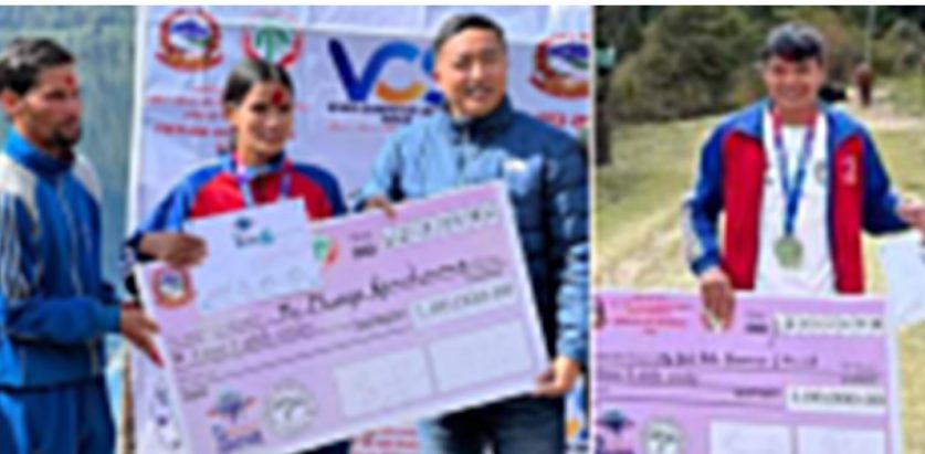 जुम्ला–रारा अल्ट्रा म्याराथुनको उपाधि दल र मञ्जुलाई