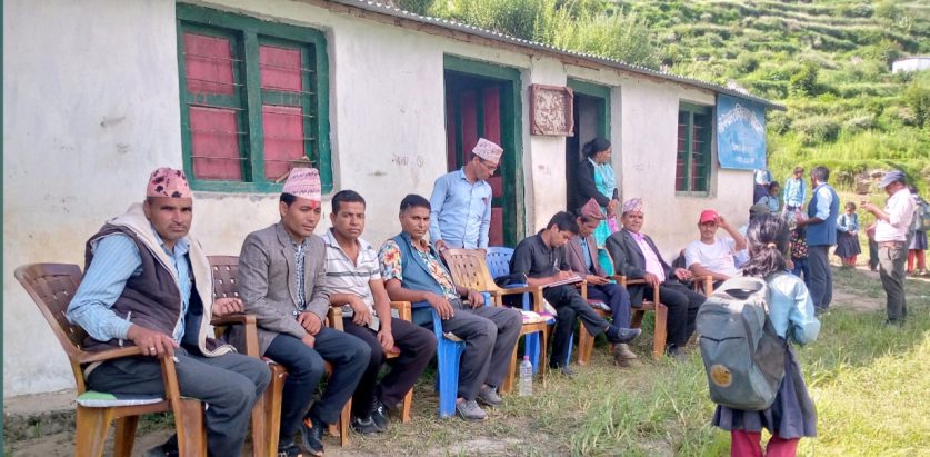 सामाजिक विकास संयोजक भण्डारीको नेतृत्वमा बिधालय, स्वास्थ क्षेत्रमा अनुगमन