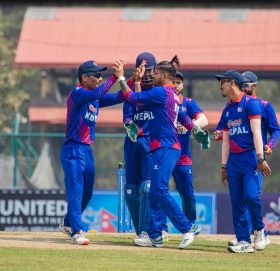 क्रिकेटमा नेपाल भारतसँग २३ रनले पराजित