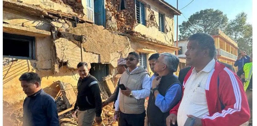 भूकम्प प्रभावित क्षेत्रमा पुग्यो एमाले उपमहासचिव नेतृत्वको केन्द्रीय टोली