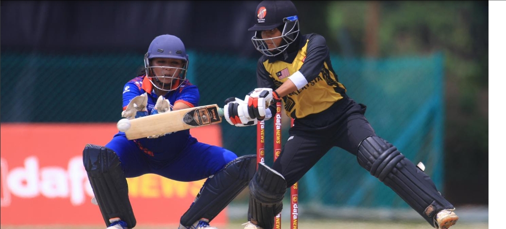 एसिया कप खेलमा नेपालको , मलेसियासँग ४ विकेटले पराजित