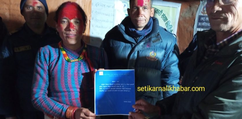 कुवाडी जलविद्युत सहकारी कोषाध्यक्ष पदको उप-निर्वाचनमा बुढथापा विजय