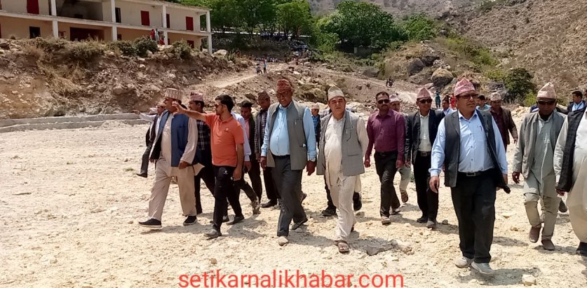 खेलकुद मैदान र बिधालय स्थलगत अनुगमन