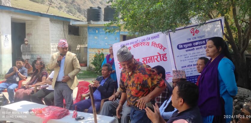 बुढीनन्दा नगरपालिका कोल्टीमा नि:शुल्क स्वास्थ्य शिविर सञ्चालन