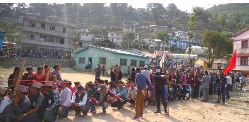 ने क पा एमालेकाे मतदान सकियाे  मतगणना सुरु