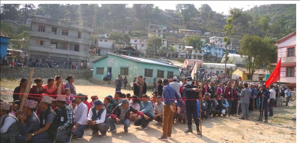 ने क पा एमालेकाे मतदान सकियाे  मतगणना सुरु