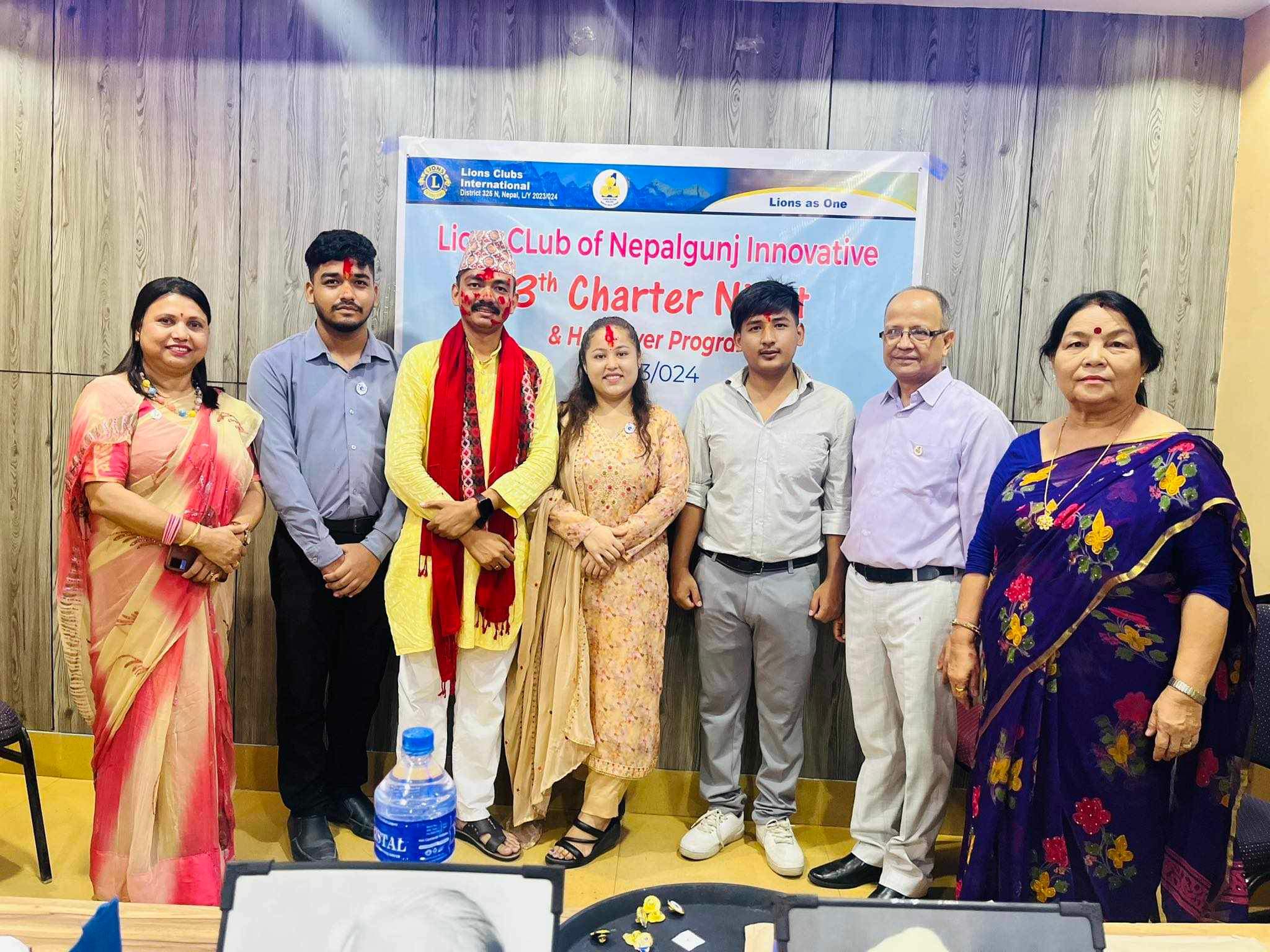 लायन्स इनोभेटिभको स्थापना दिवसमा कुवँर सम्मानित