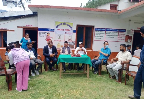 मुख तथा दाँत सम्बन्धी स्वास्थ्य शिविर सञ्चालन