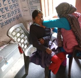 बाजुरामा  एचपीभी खोप  ७ हजार ६ सय ४७    जना किसाेरी लाई लगाईयाे