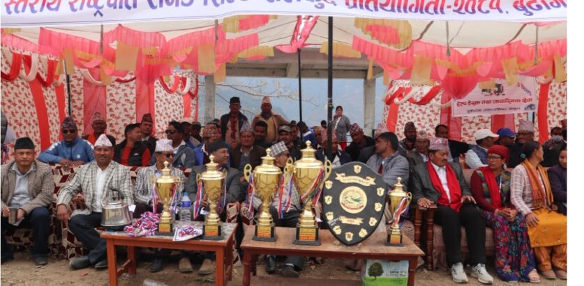 बाजुराको जिल्ला स्तरीय १५औँ राष्ट्रपति रनिङ  शिल्ड बडिमालिकाको हातमा, बुढिनन्दा दोस्रो