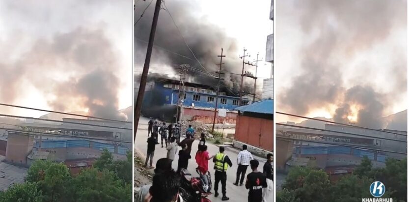 बालाजु औद्योगिक क्षेत्रको आगलागी नियन्त्रणमा