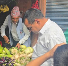 चैनपुर बजारमा कृषि ज्ञान केन्द्र बझाङको अनुगमन