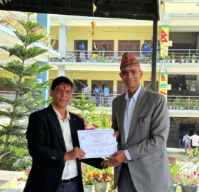 सत्यवादी माध्यमिक विद्यालयमा अध्यक्ष सम्राट सिंहको नेतृत्वमा वि.व्य.स. टिमको १०० दिन